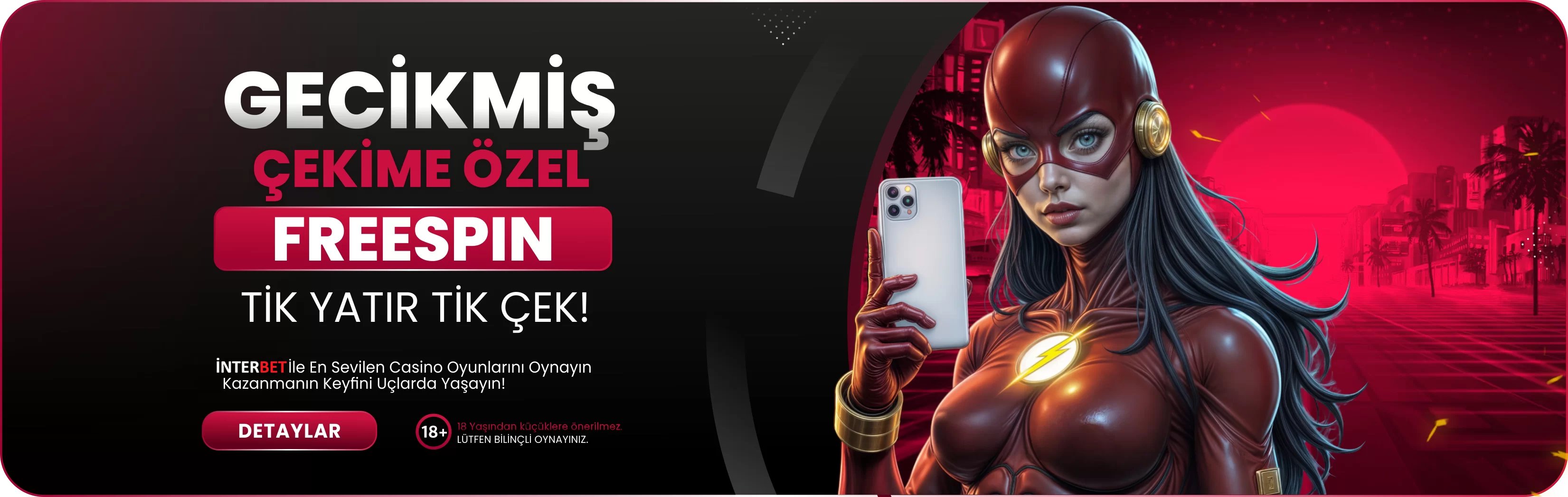 Çekiminiz gecikirse freespin bonusu